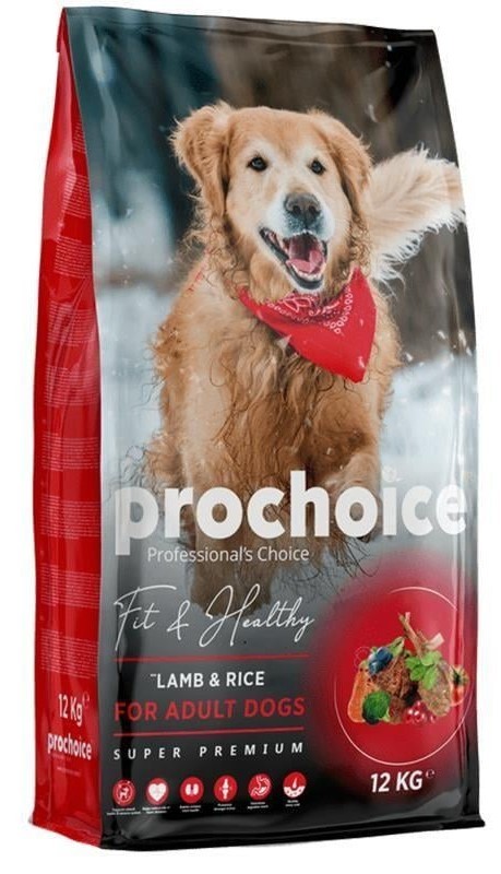 ProChoice Fit&Healthy Kuzu Etli ve Pirinçli Yetişkin Köpek Maması 3 KG