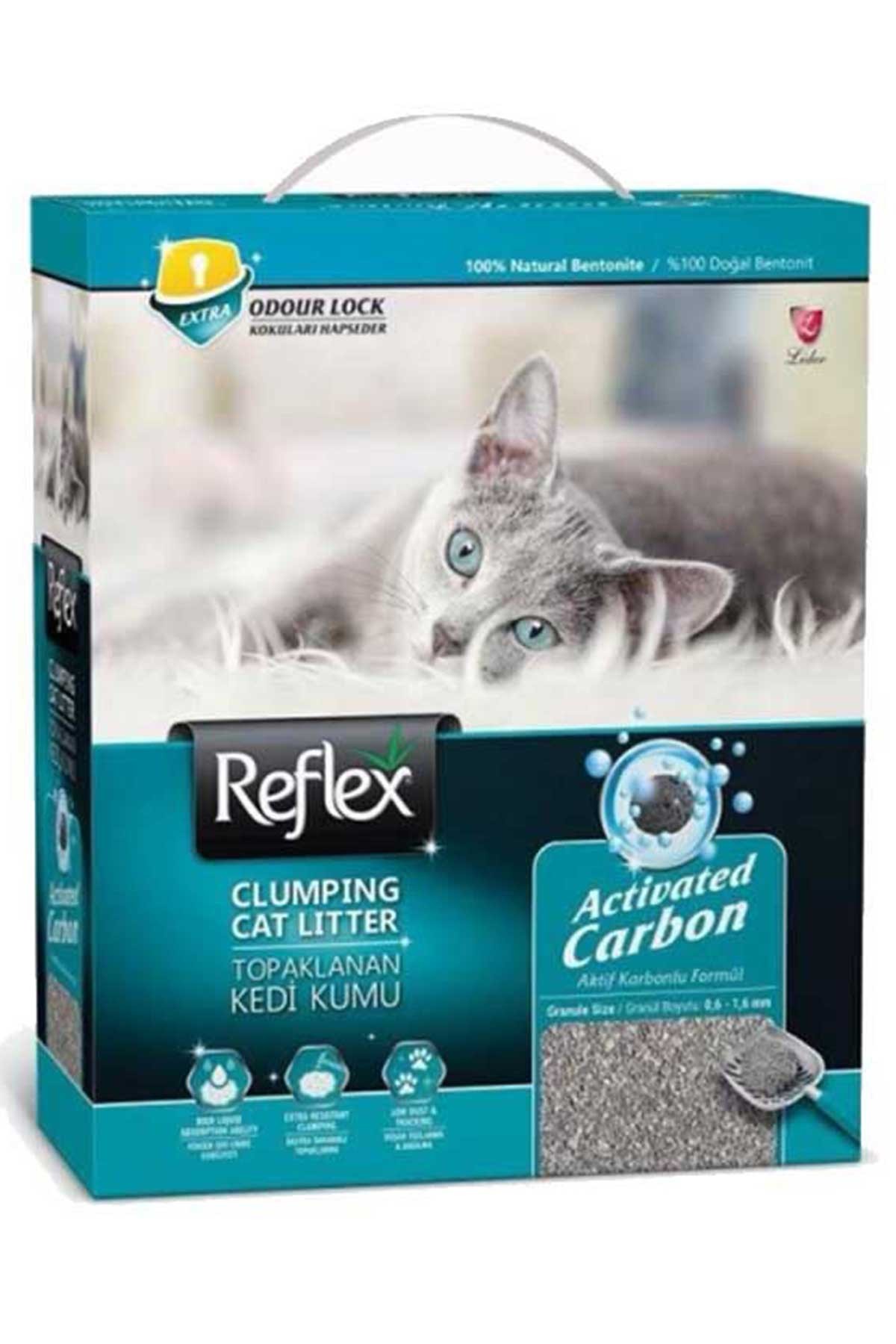 Reflex Aktif Karbonlu Süper Hızlı Topaklanan Kedi Kumu 10 LT