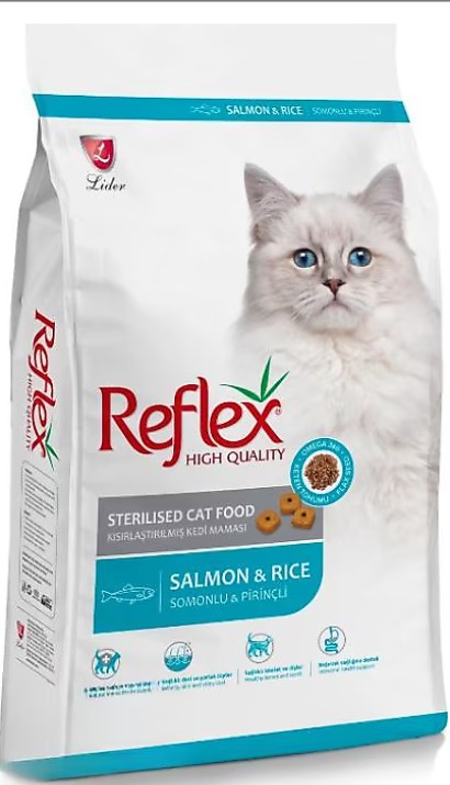 Reflex Somonlu Pirinçli Kısır Kedi Maması 2 KG