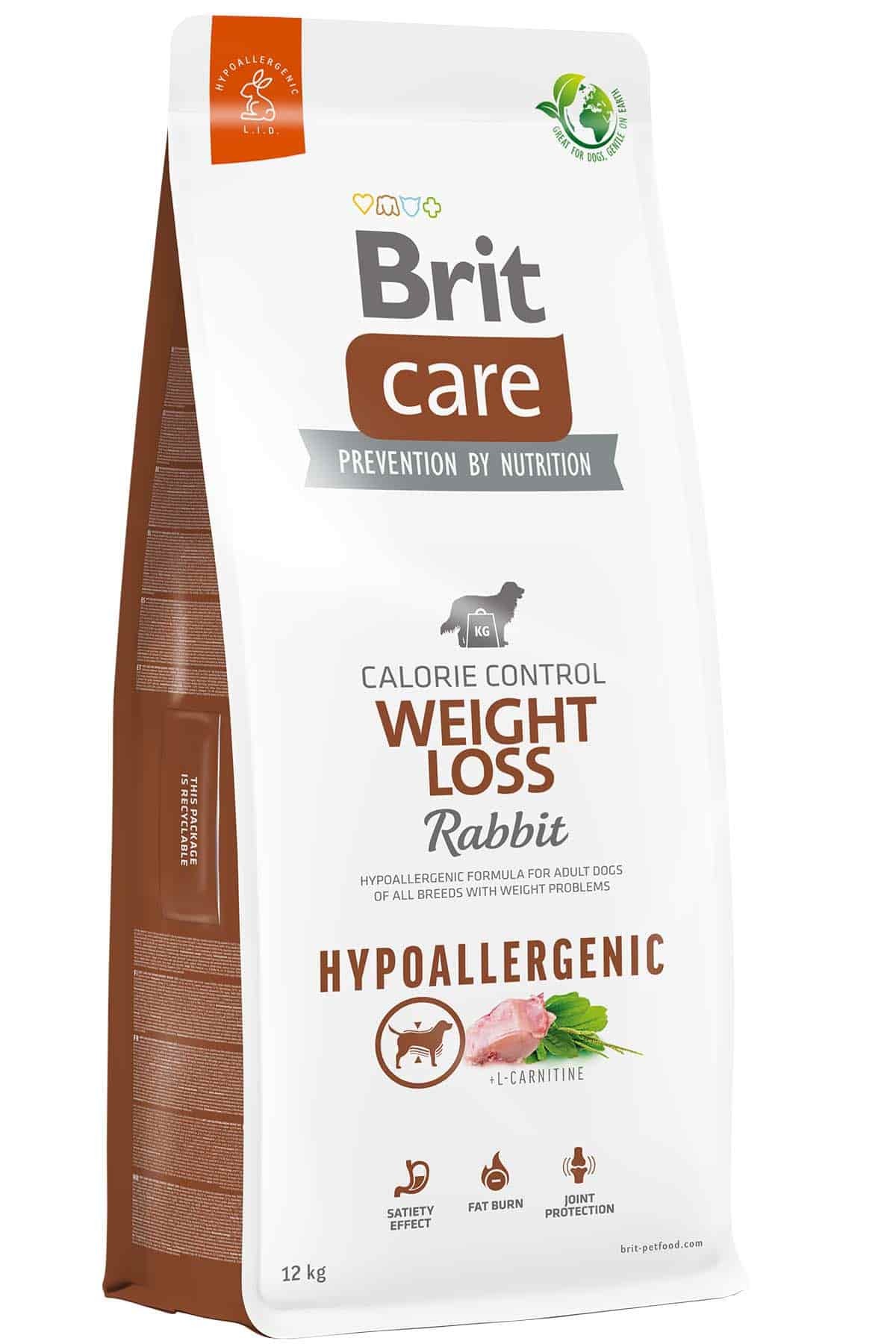 Brit Care Hypoallergenic Weight Loss Tavşanlı Yetişkin Köpek Maması 12 KG