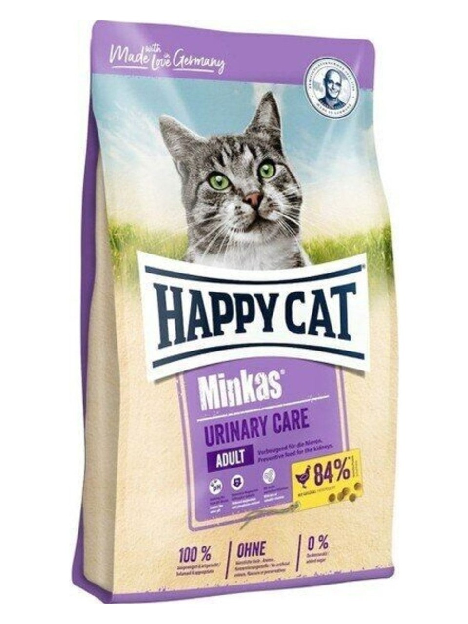 Happy Cat Minkas Urinary Care Tavuklu Yetişkin Kedi Kuru Maması 10 KG