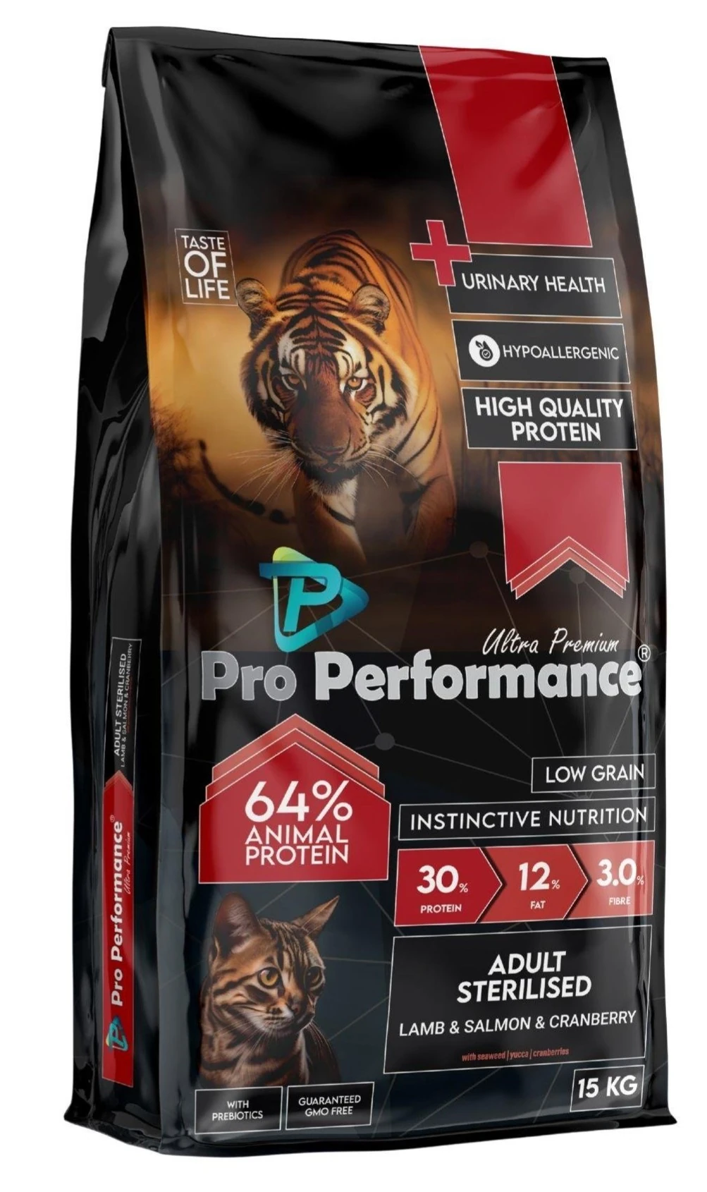 Pro Performance Kuzu Etli ve Somonlu Kısırlaştırılmış Kedi Maması 15 KG