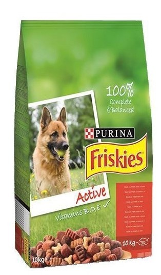 Friskies Active Etli Yetişkin Köpek Maması 10 KG