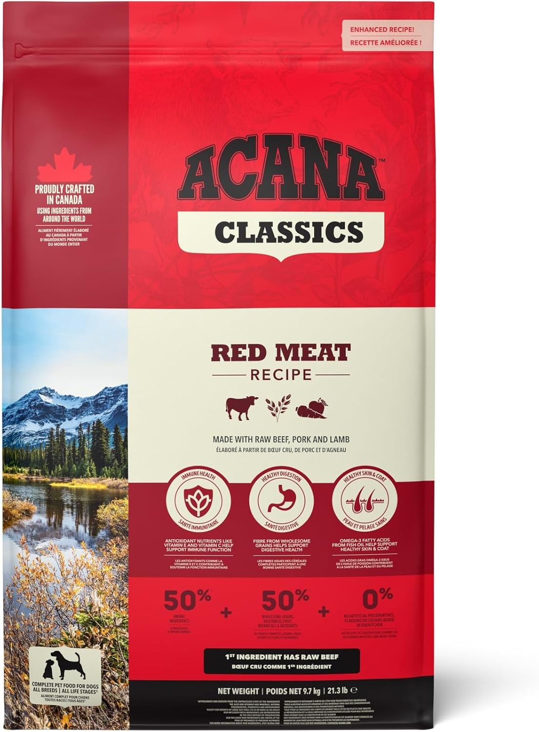 Acana Classics Red Meat Yetişkin Köpek Maması 9,7 KG