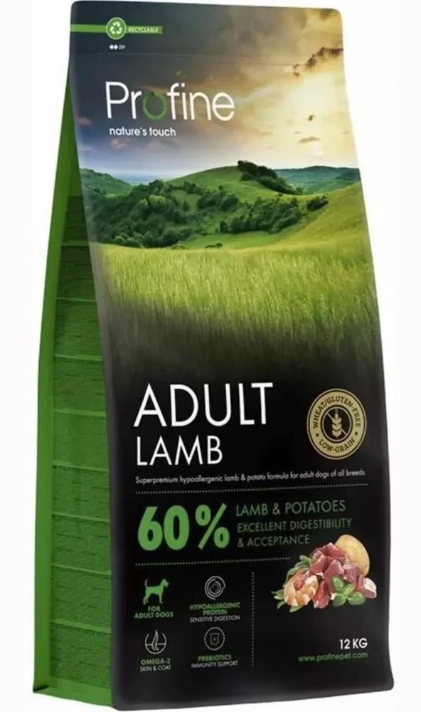 Profine Kuzu Etli Adult Yetişkin Köpek Maması 12 KG