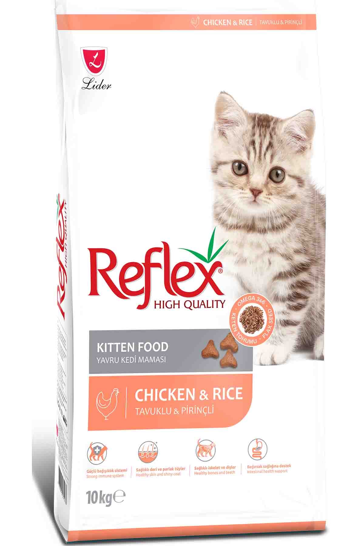 Reflex Kitten Tavuklu Yavru Kedi Maması 10 KG