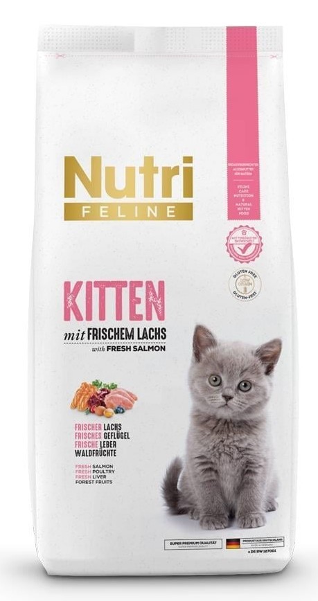 Nutri Feline Kitten Somonlu Yavru Kedi Maması 2 KG