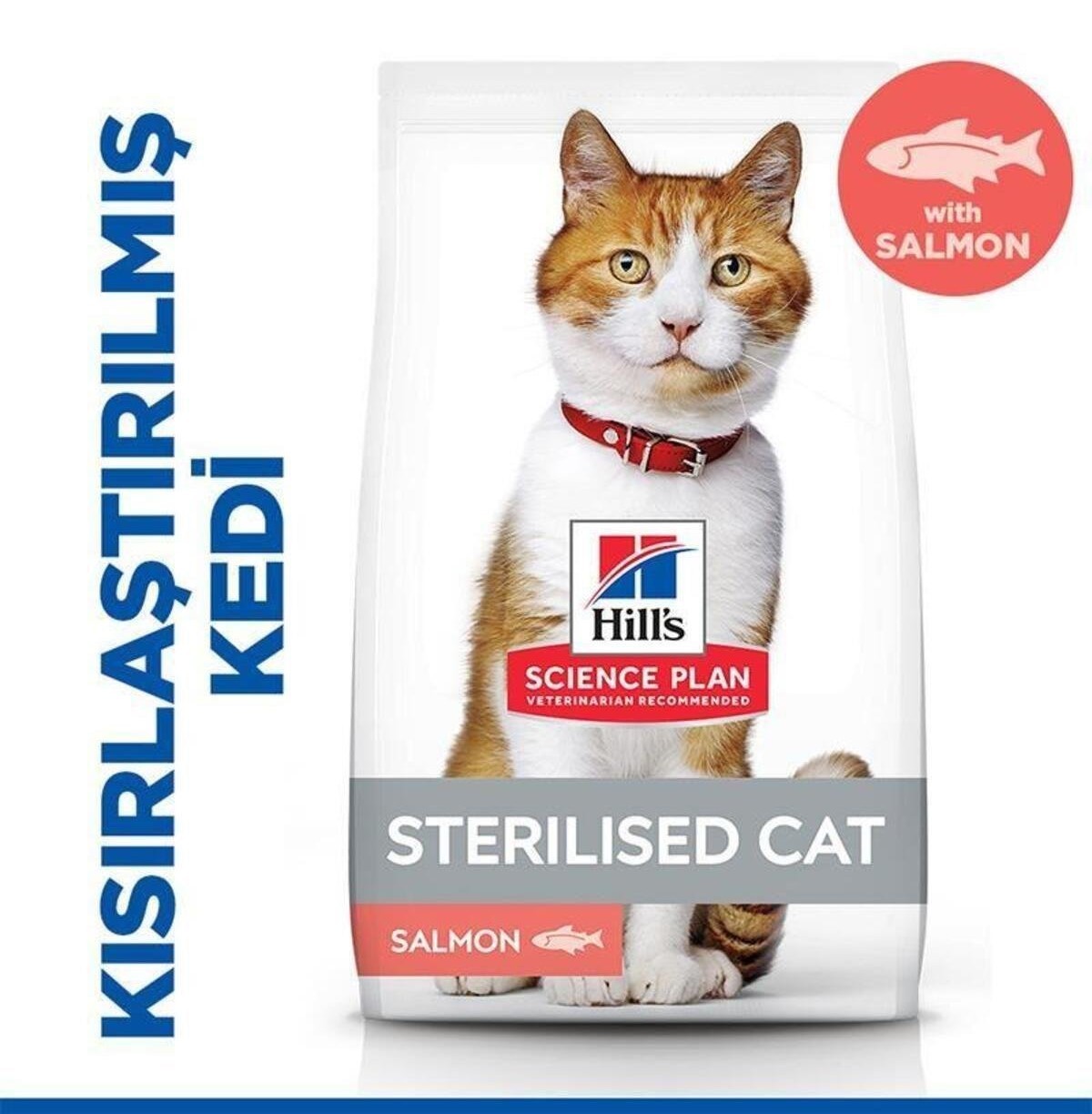 Hill's Science Plan Kısırlaştırılmış Somonlu Kedi Maması 10 KG