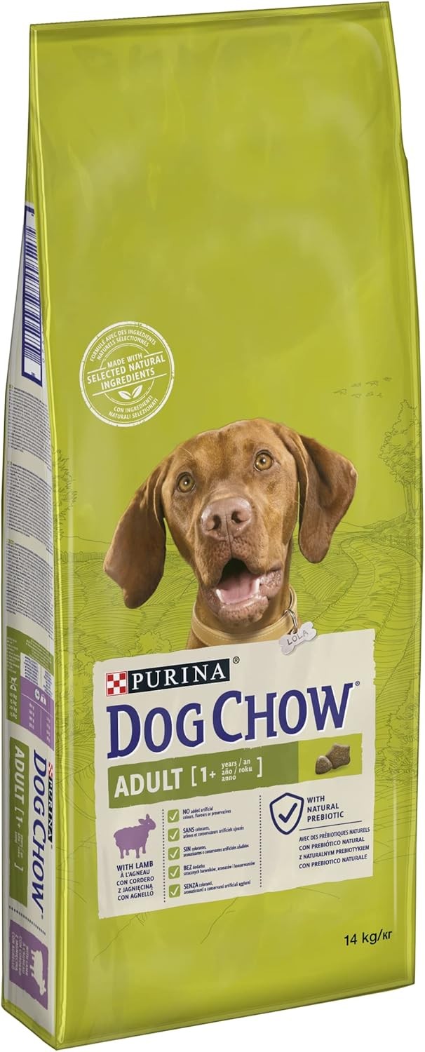 Dog Chow Adult Kuzu Etli ve Pirinçli Yetişkin Köpek Maması 14 KG