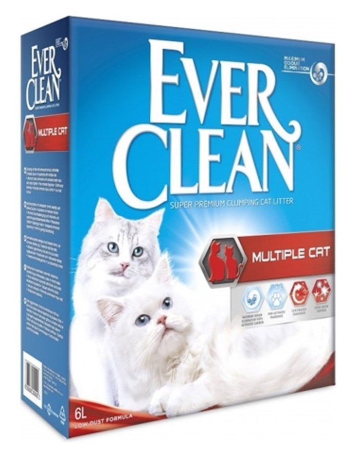 Ever Clean Multiple Cat Topaklaşan Kedi Kumu 10 LT