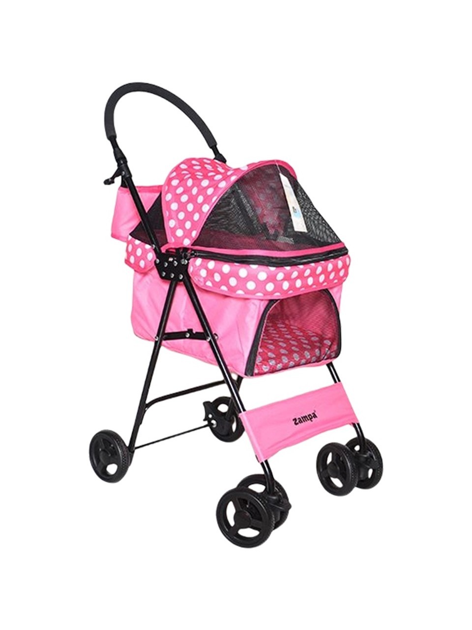 Zampa Perez Kedi ve Köpek Arabası Pembe BL07-P 42x63x89cm