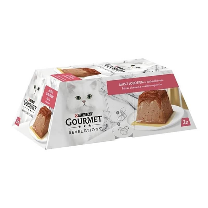 Purina Gourmet Revelations Somonlu Kedi Yaş Maması 2x57gr