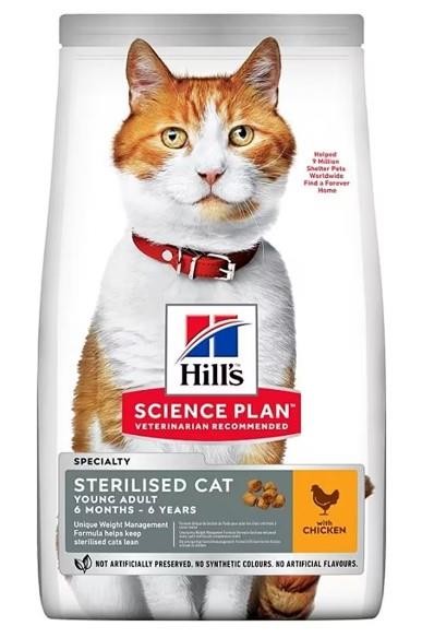 Hill's Science Plan Kısırlaştırılmış Tavuklu Kedi Maması 10 KG
