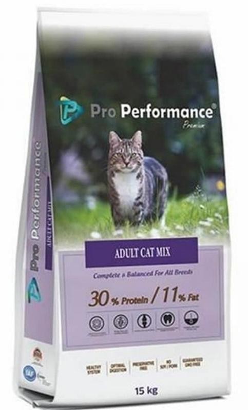 Pro Performance Adult Cat Mix Yetişkin Kedi Maması 15 KG