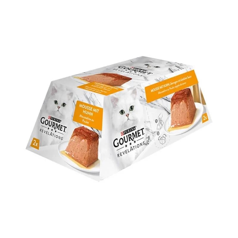 Purina Gourmet Revelations Tavuklu Kedi Yaş Maması 2x57gr