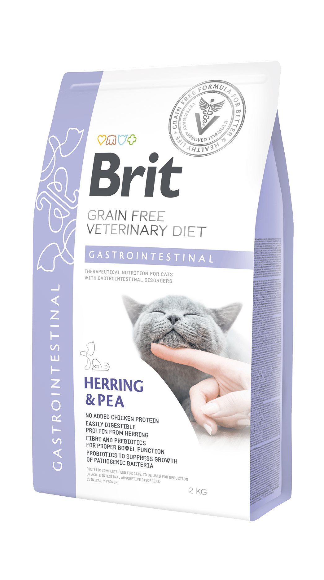 Brit Veterinary Diet Gastrointestinal Sindirim Sistemi Destekleyici Kedi Maması 2 KG