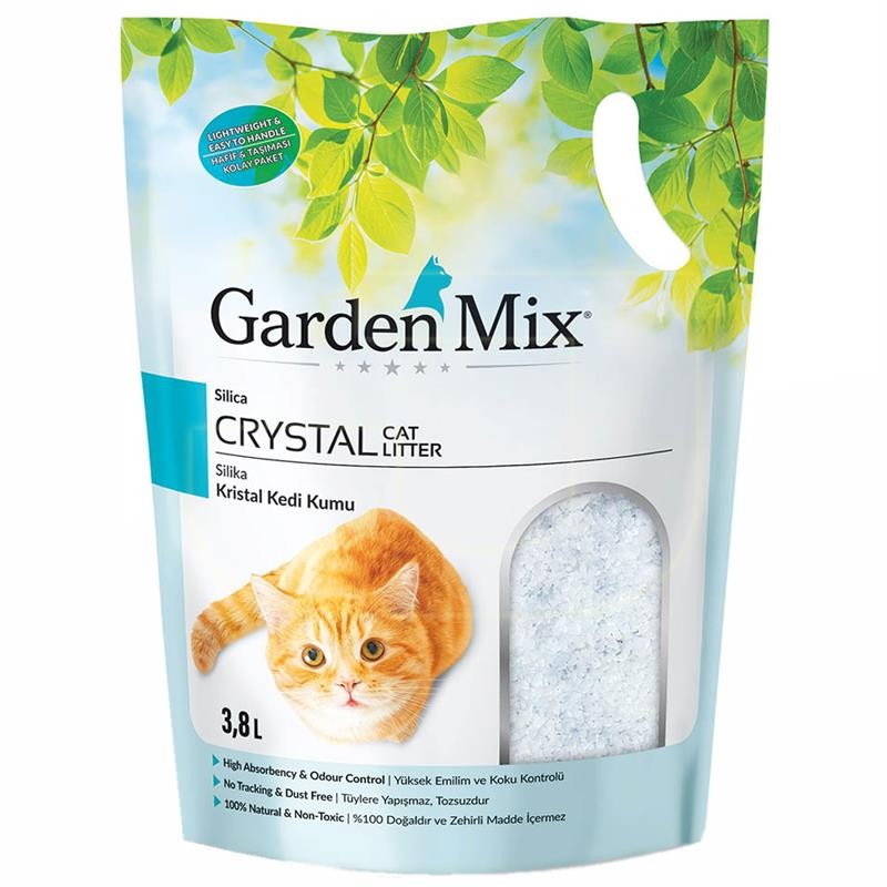 Garden Mix Silika Kristal Kedi Kumu 3,8 LT