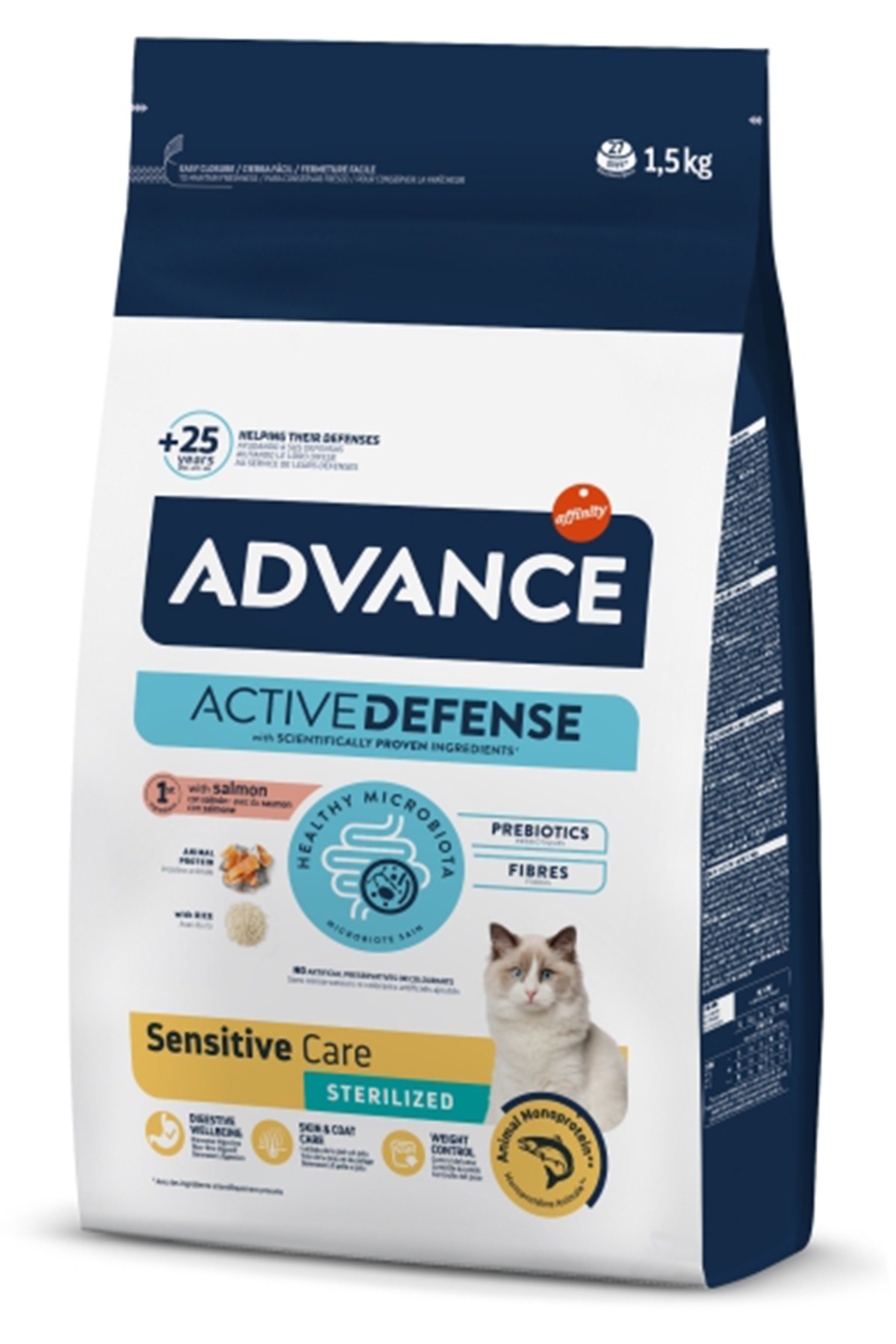 Advance Sensitive Somonlu Kısırlaştırılmış Kedi Maması 1,5 KG