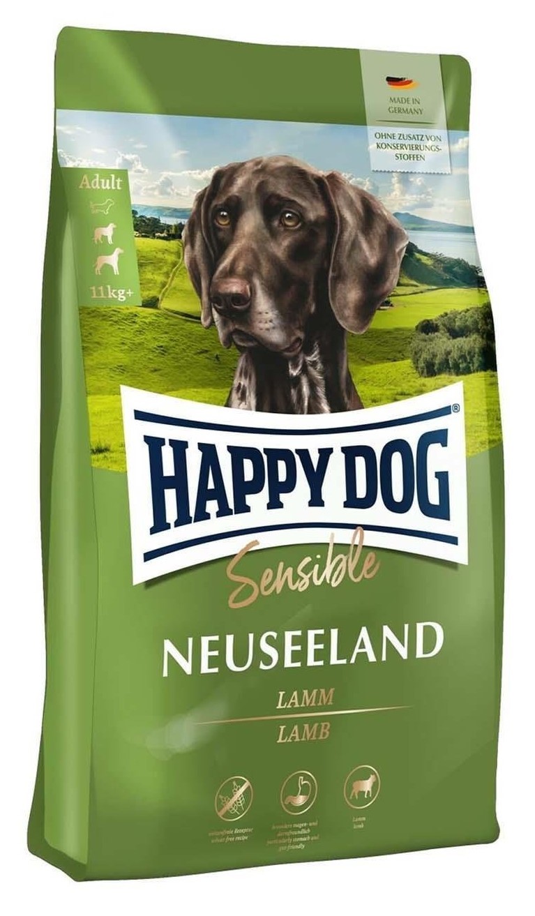 Happy Dog Supreme Neuseeland Kuzu Etli Pirinçli Yetişkin Köpek Maması 12,5 KG