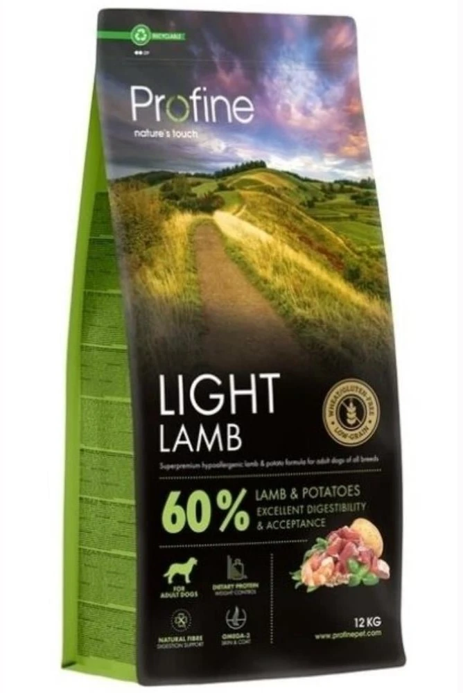 Profine Light Lamb Kuzu Etli Yetişkin Köpek Maması 12 KG