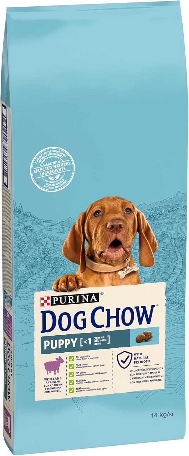 Dog Chow Puppy Kuzu Etli ve Pirinçli Yavru Köpek Maması 14 KG