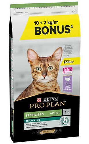 Pro Plan Kısırlaştırılmış Hindi Etli Kedi Maması 10+2 KG