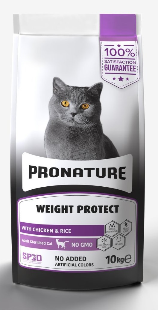 Pronature Tavuklu ve Pirinçli Kısırlaştırılmış Kedi Maması 10 KG