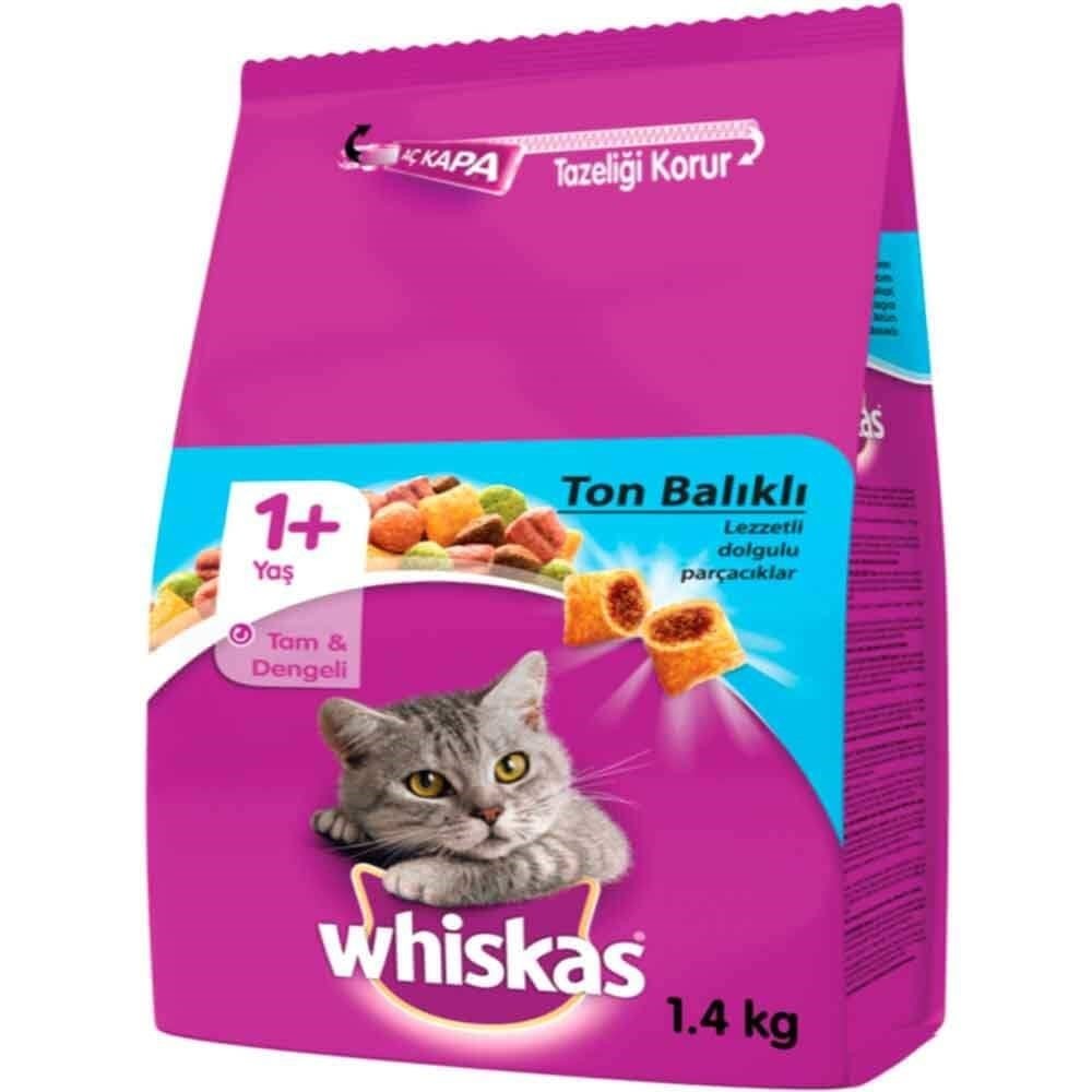 Whiskas Ton Balıklı Ve Sebzeli Kedi Maması 1,4 KG