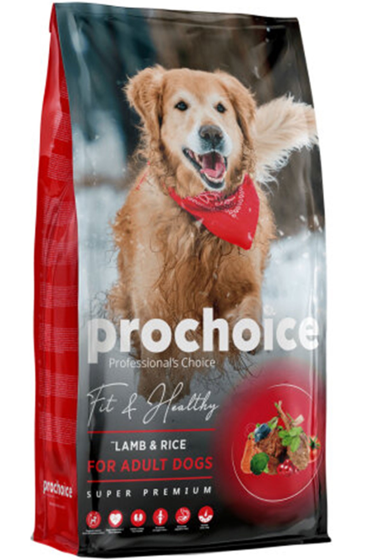 ProChoice Fit&Healthy Kuzu Etli ve Pirinçli Köpek Maması 3 KG