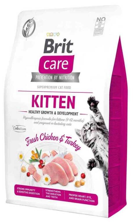 Brit Care Kitten Tavuklu ve Hindili Yavru Kedi Maması 7 KG