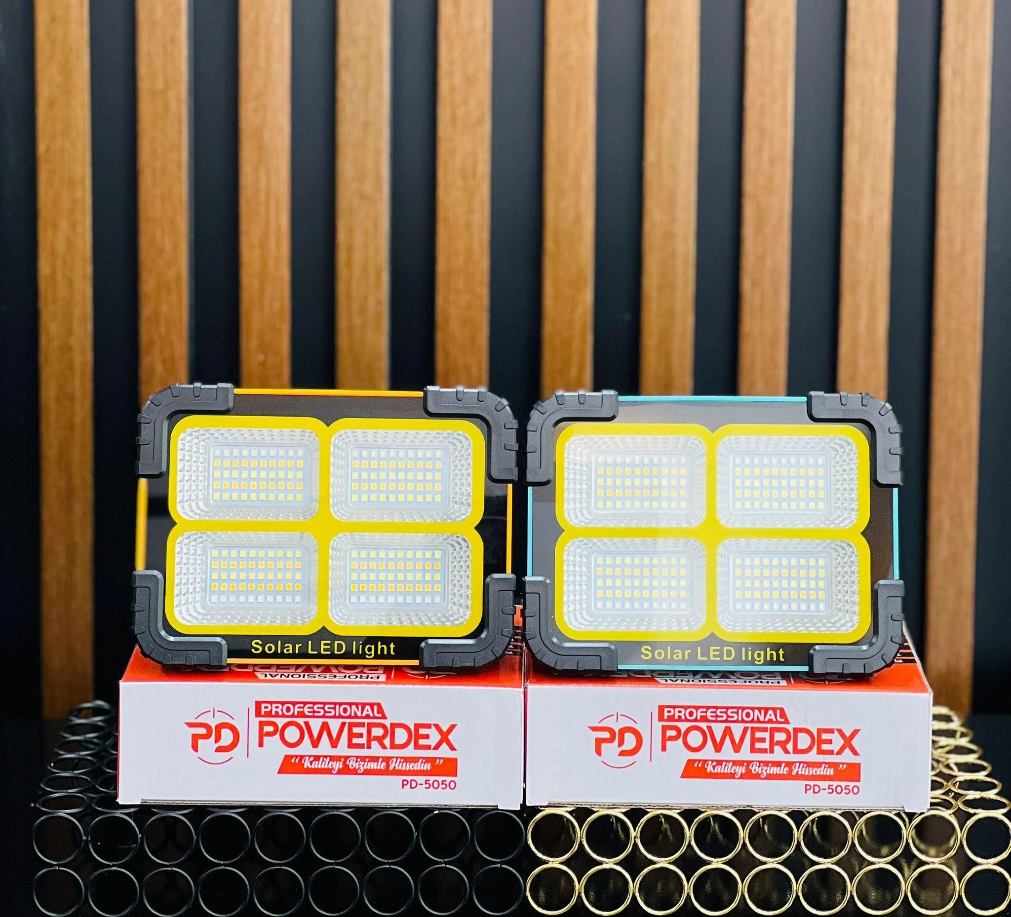 Powerdex PD-5050 Profesyonel Projektör Modlu Güneş Enerjili El Feneri