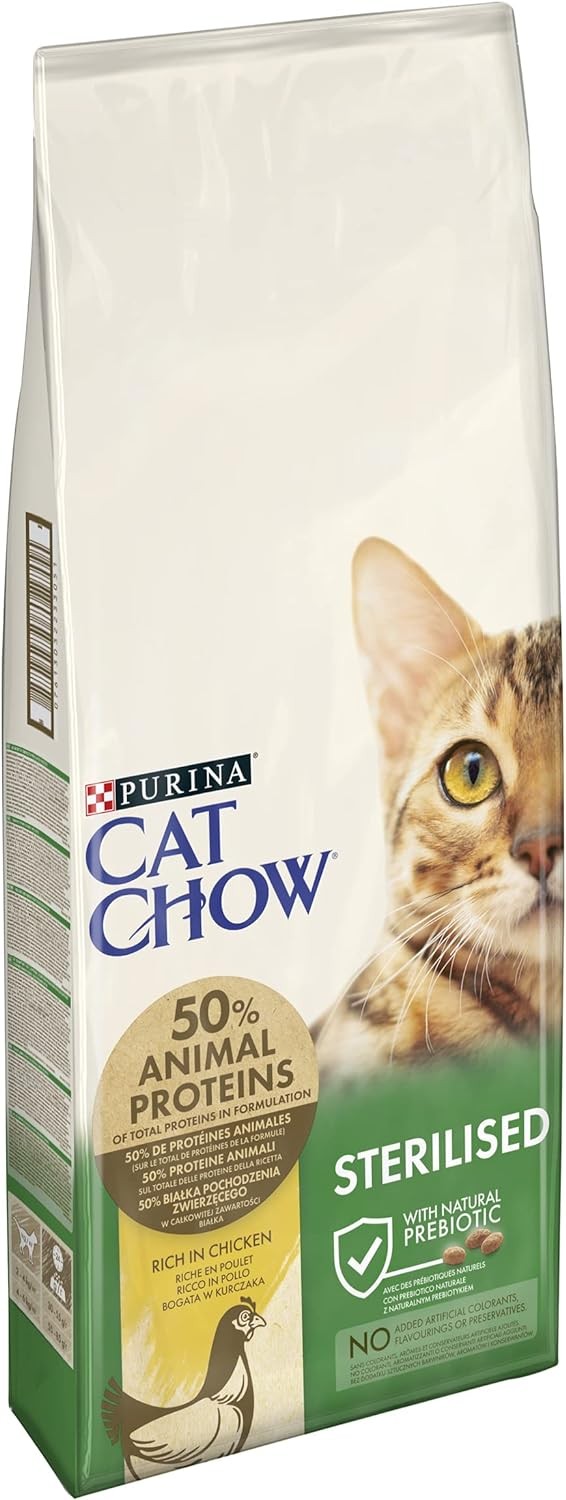 Cat Chow Sterilised Tavuklu Yetişkin Kedi Maması 15 KG