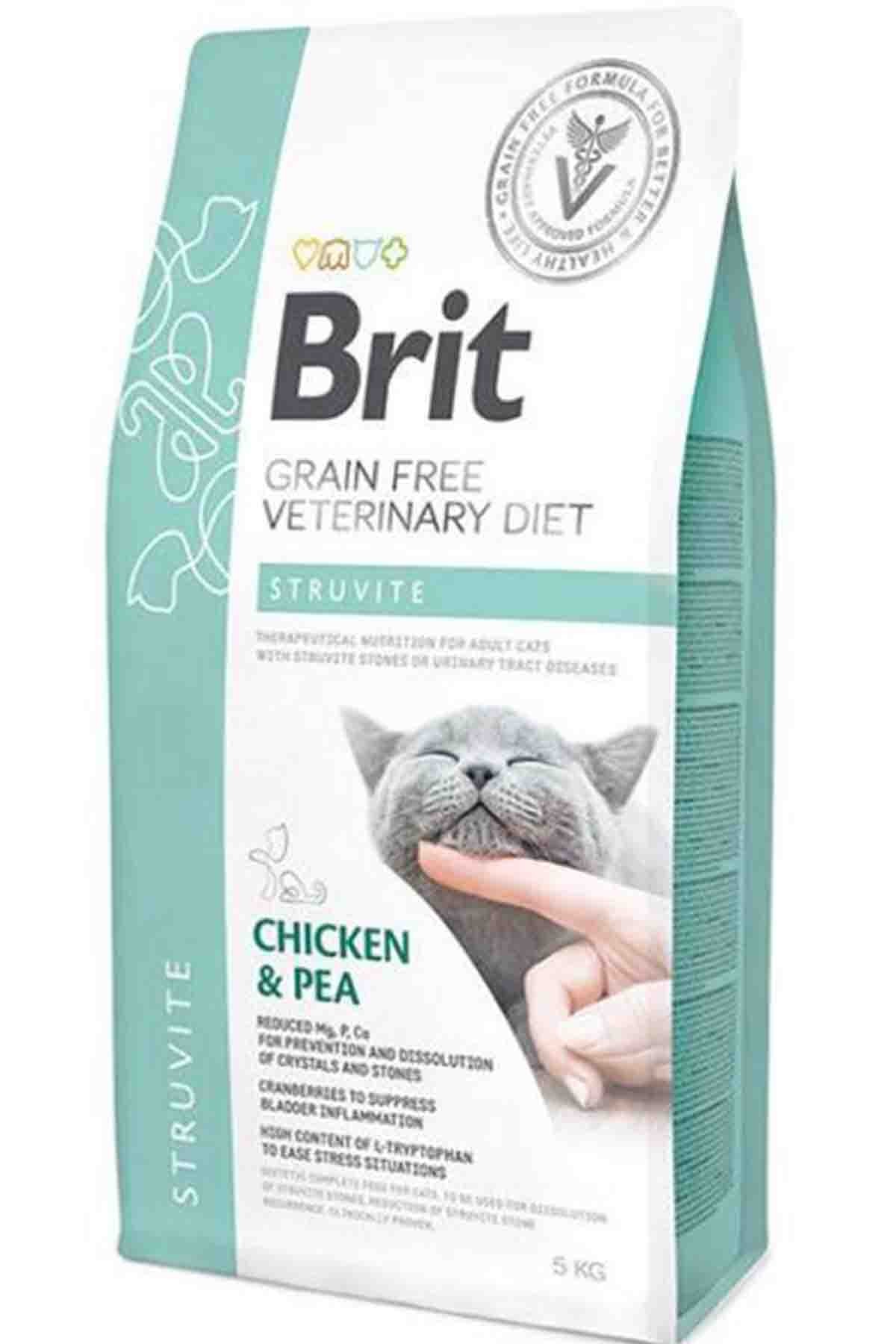 Brit Veterinary Diet Struvite İdrar Yolu Sağlığı Destekleyici Tahılsız Kedi Maması 5 KG