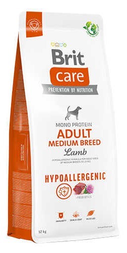 Brit Care Hypoallergenic Kuzu Etli Orta Irk Yetişkin Köpek Maması 12 KG