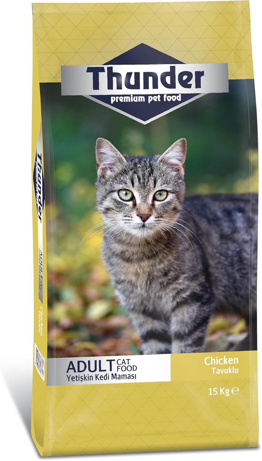 Thunder Tavuklu Yetişkin Kedi Maması 15 KG