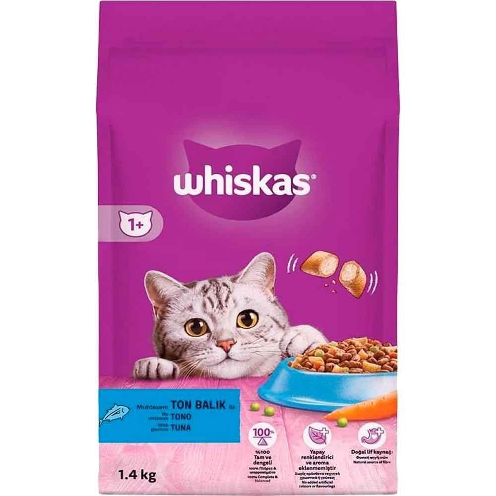 Whiskas Ton Balıklı Ve Sebzeli Kedi Maması 1,4 KG