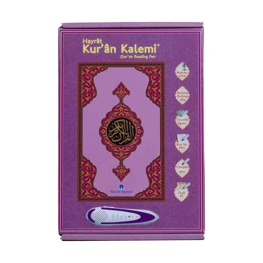 Kuran Okuyan Kalem Seti (Lila, Karton Kutulu)