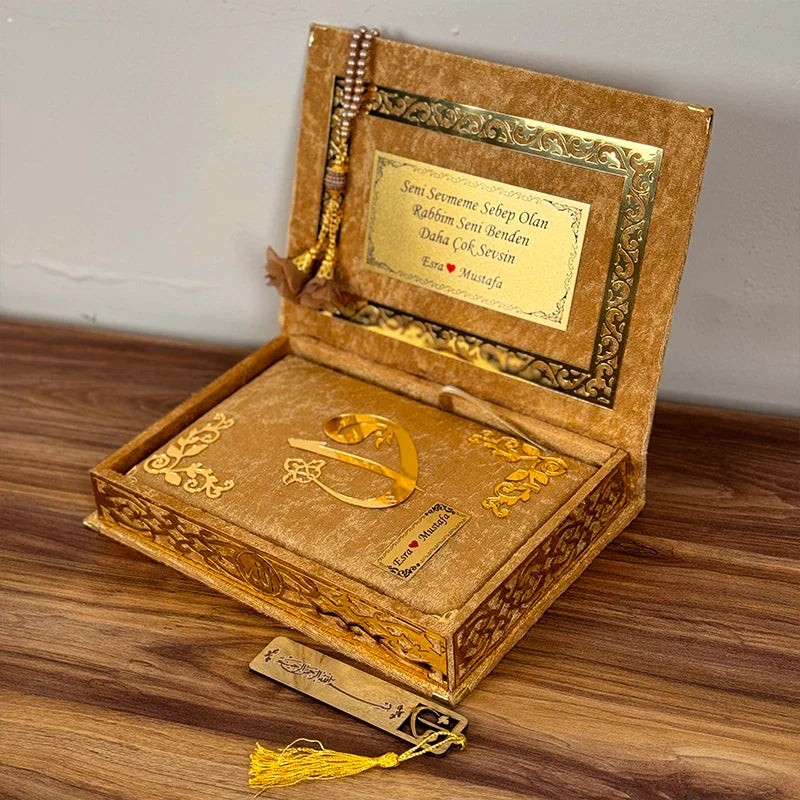 Çiftlere Özel Kuran Seti, Gold