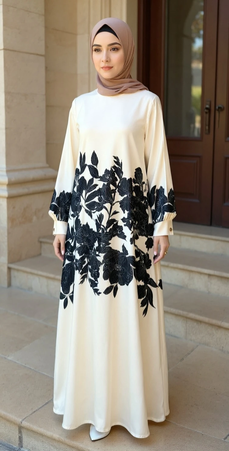 FAHZA Leydi Belmando Elbise (Manşetli Yeni Seri) image