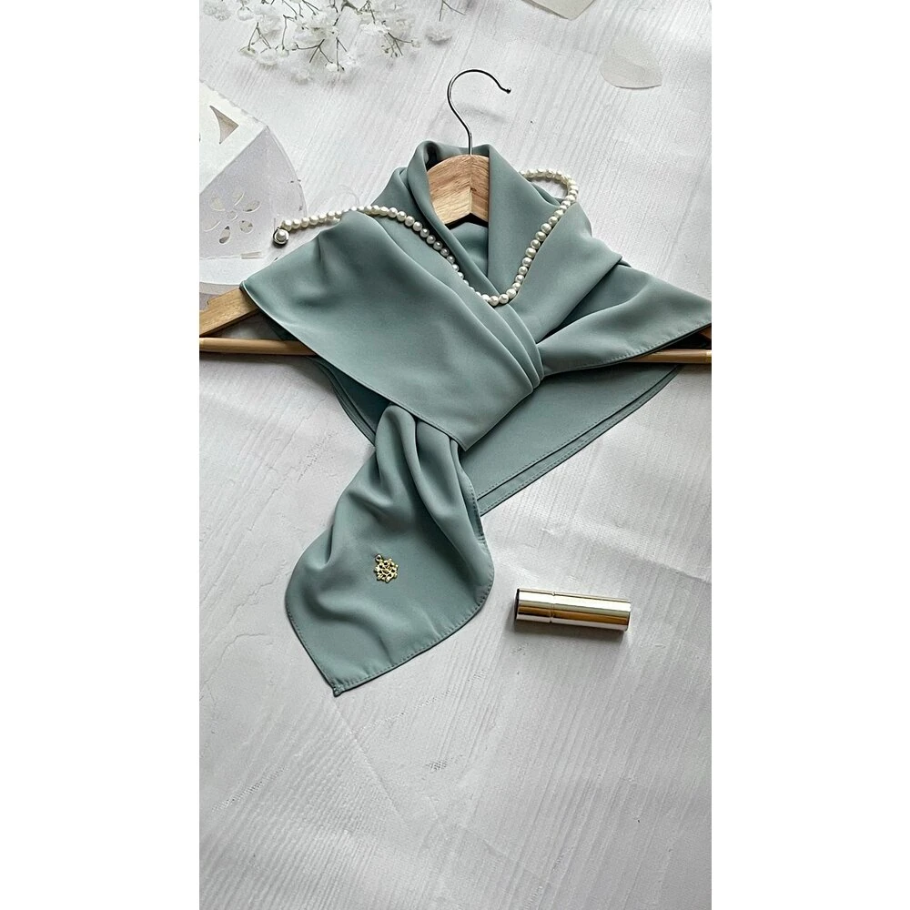 Mint Yeşili Kare Fular