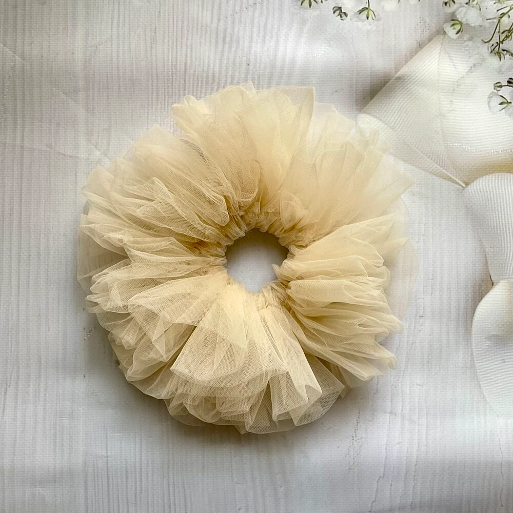 Tül Lastikli Topuz Tokası