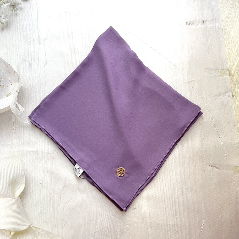 FAHZA Mor Krep Şifon Kare Eşarp main variant image