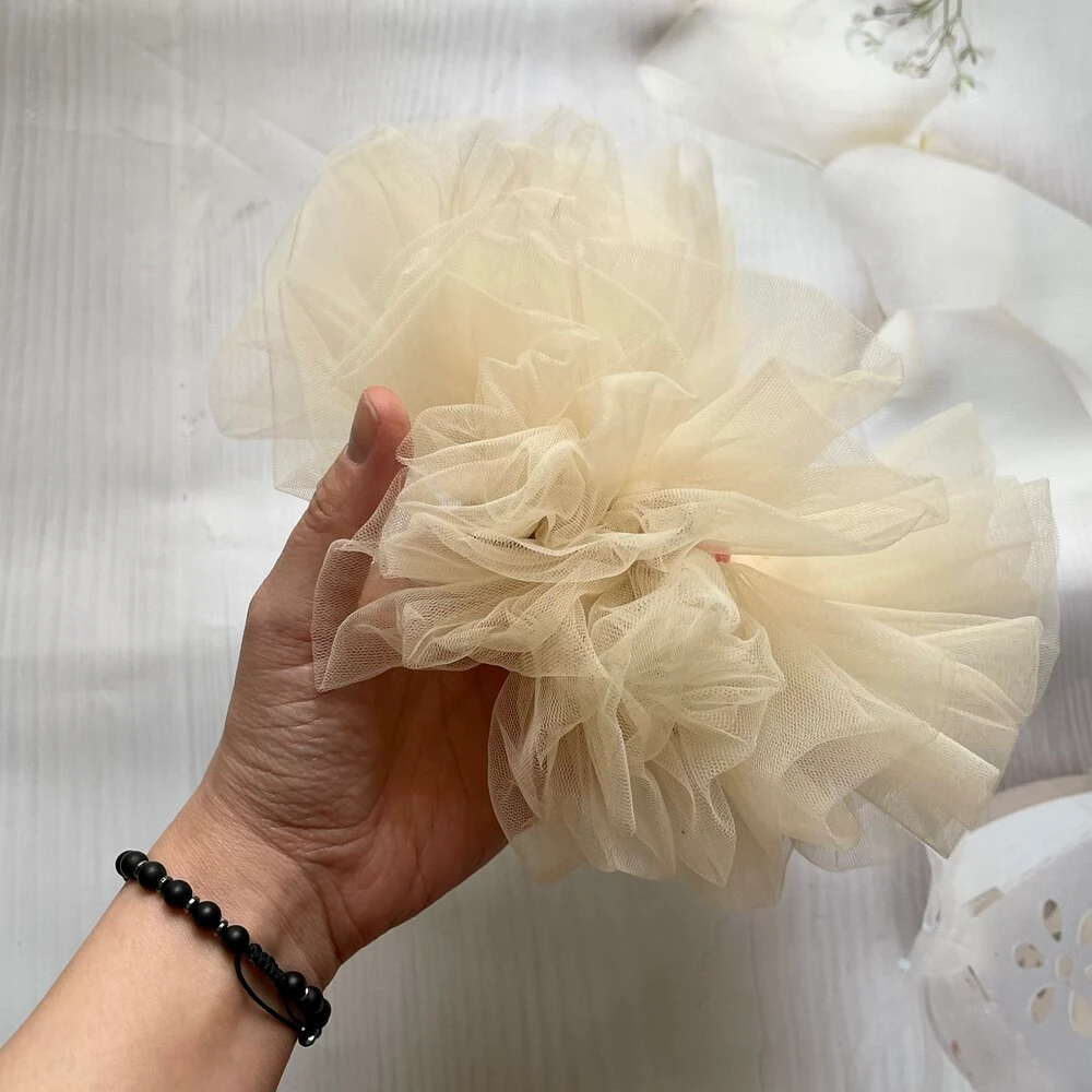 Tül Lastikli Topuz Tokası