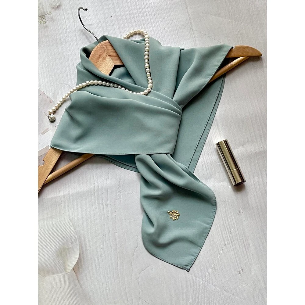 Mint Yeşili Kare Fular image