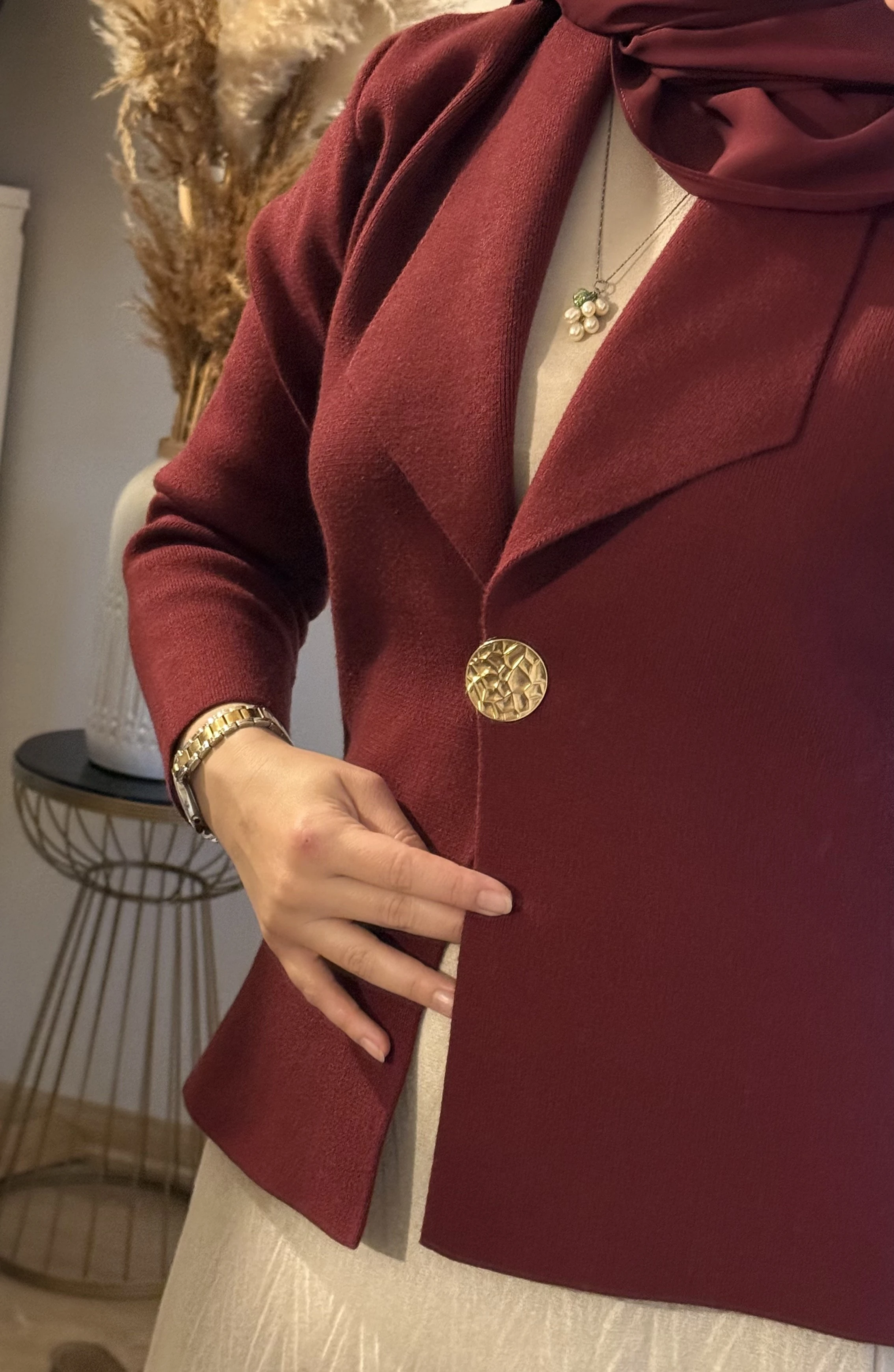 Triko Blazer Ceket image