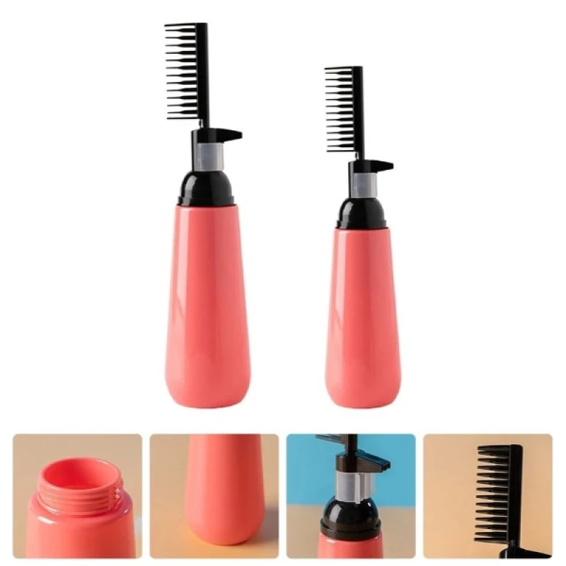 Taraklı Saç Boyama Şişesi Saç Boyama Tarağı Saç Bakım Tarağı Saç Bakım Yağı Aplikatörü