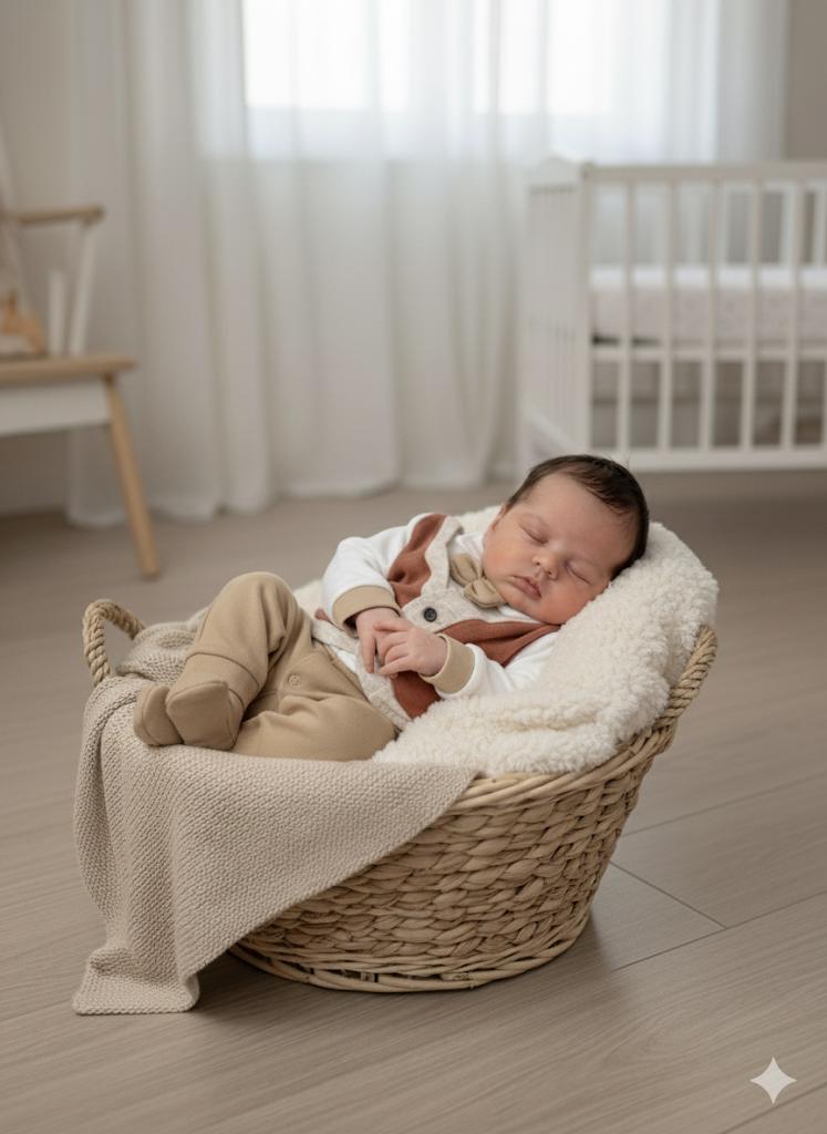 %100 Pamuk Papyonlu Ve Yelekli Erkek Tulum Model-1