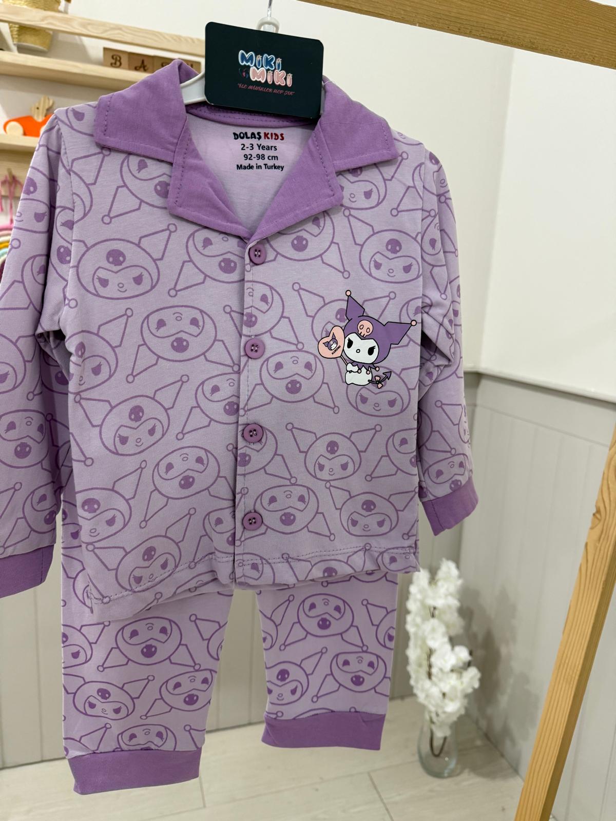 %100 Pamuk Kromi Pijama Takımı