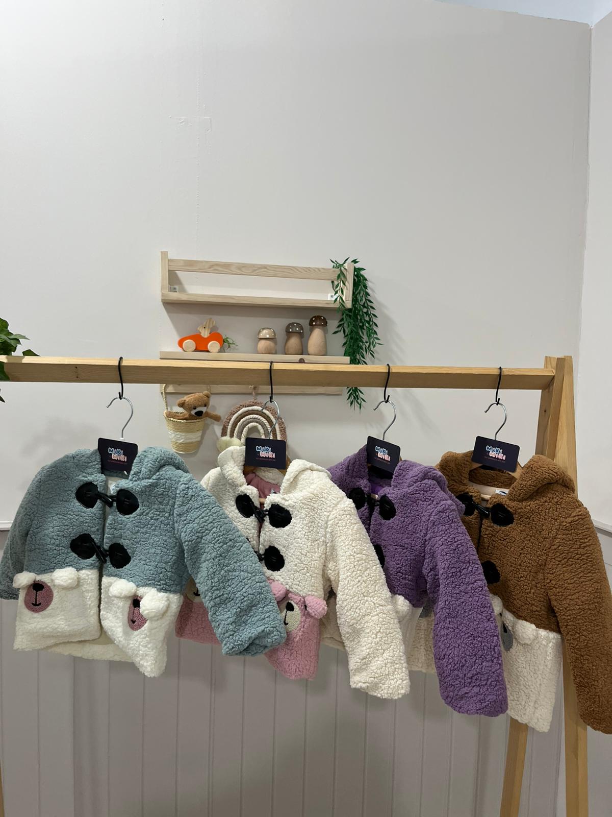 Tedy Kumaş İçi Pamuk Astarlı Toggle Düğme Mont