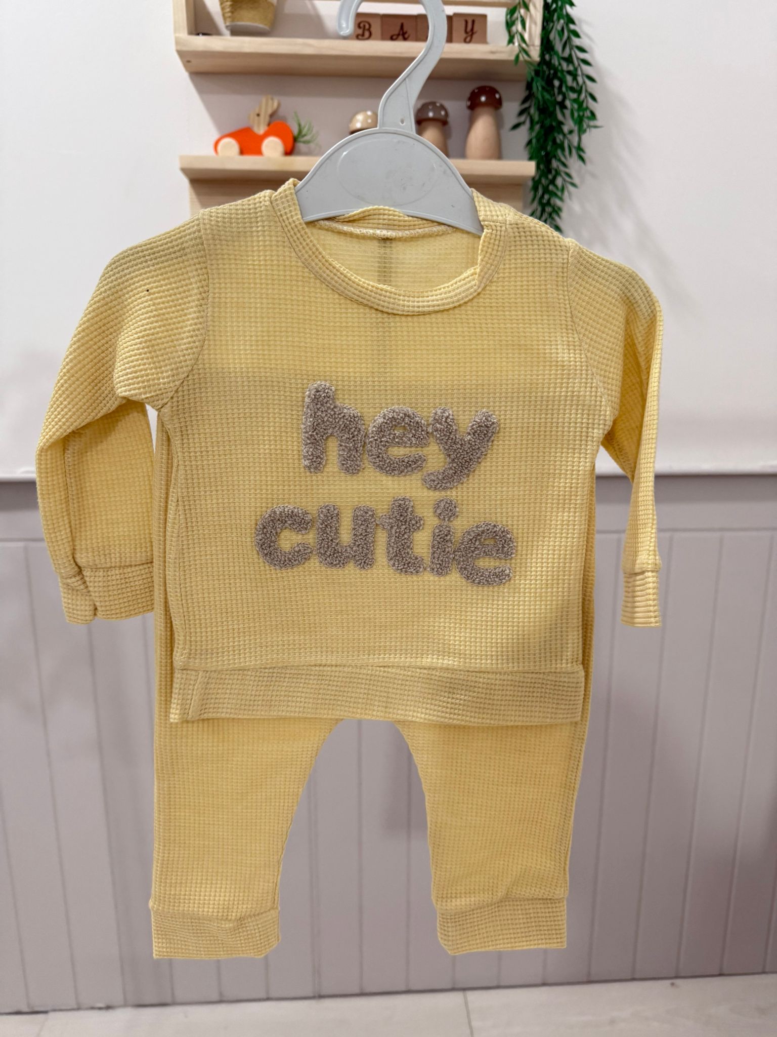Hey Cutie Takım Sarı 3-6 Ay